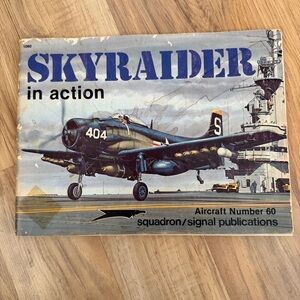 Skyraider in Action Paperback Book Jim Sullivan